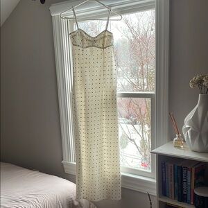 POLKA DOT SLIP DRESS